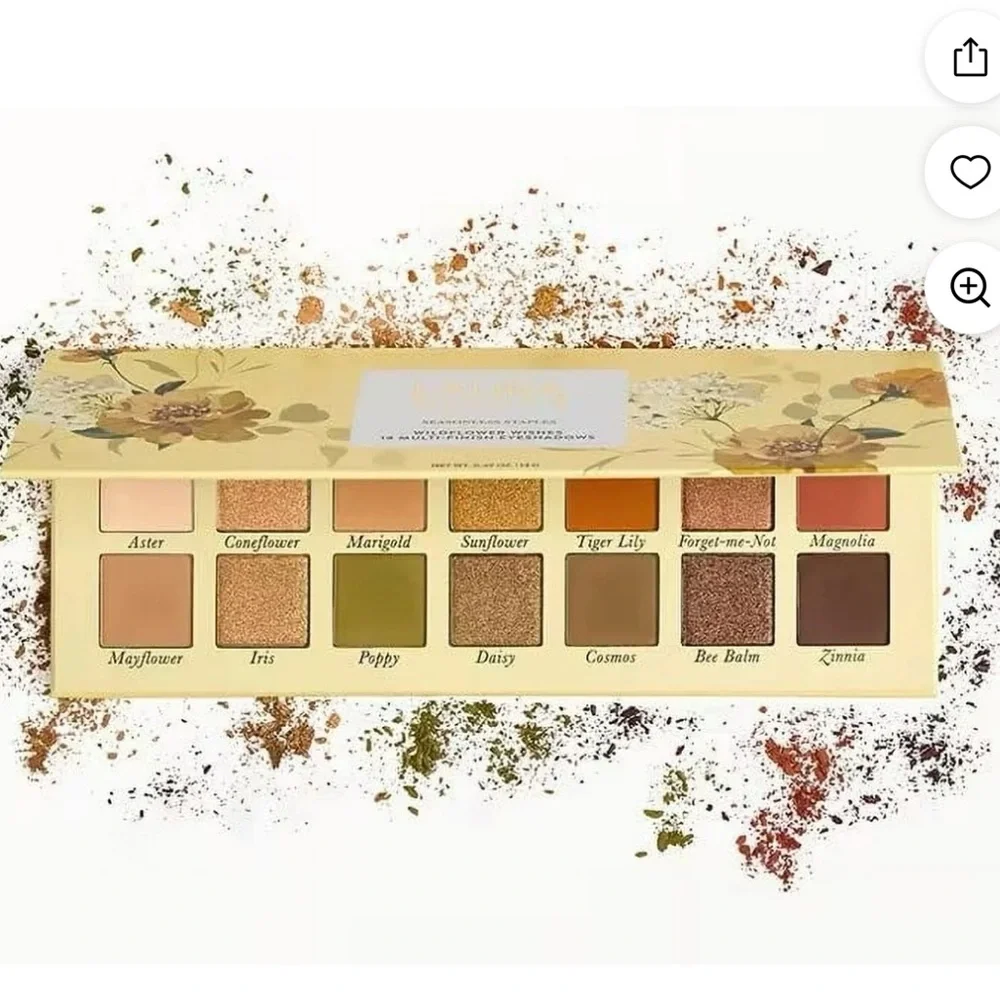 Laura Geller Wildflower Wishes Multi Finish Eyeshadows shimmering suede, velvety